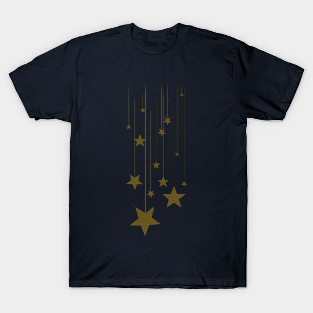 Hanging Stars (centered) T-Shirt by cibokilley